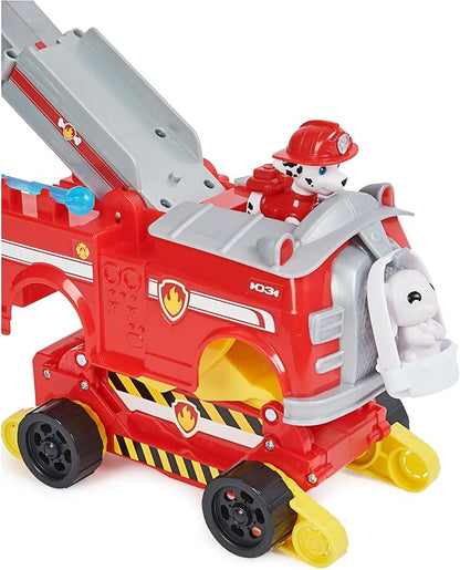 Paw Patrol, Marshall Rise and Rescue Transforming Toy Car with Action Figures and Accessories, Kids Toys for Ages 3 and up