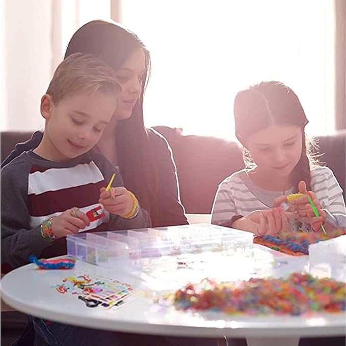 12080+ Loom Bands Kit, Rubber Bands for Bracelet Making Kit, DIY Art Craft Loom Bracelet Kit,2025 Creativity Birthday Gift Ideal Christmas Gifts