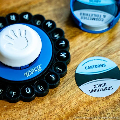 The Original Tapple Mini, Travel Sized Word Game for Family & Kids, Choose a Category & Race Against Time, Portable Pop Wheel With 36 Cards, Fun Educational Toy & Game for Ages 8+, Quick Play Anywhere