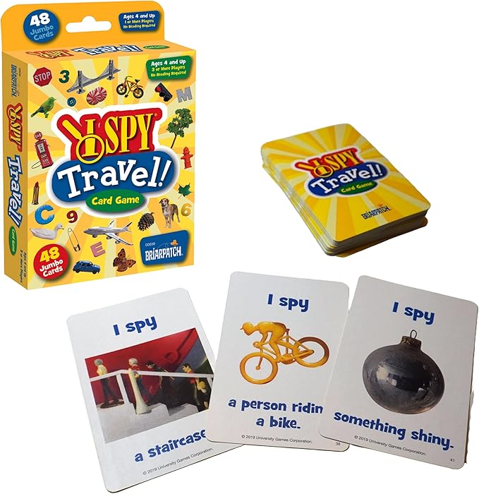 Briarpatch SPY Travel Card Game, based on the SPY books,For Preschool Kids, Ages 4+