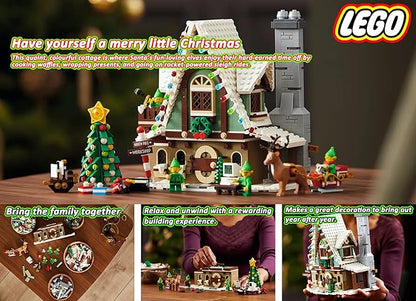 LEGO 10275 Elf Club House Christmas Cabin 18+(1197 Pieces)
