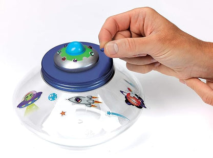 Creativity for Kids Crystal Space Terrarium Kit - Crystal Growing Kit for Kids - DIY STEM Science Kit for Boys and Girls