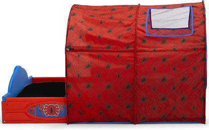 Delta Children Marvel Spider Man Sleep and Play Toddler Bed with Tent