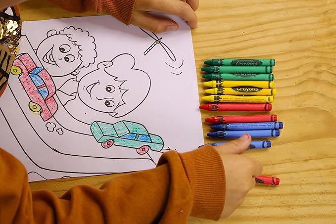 CrayonKing 75 Sets of 4-Packs in Cello (300 total bulk Crayons) Restaurants, Party Favors, Birthdays, School Teachers & Kids Coloring Non-Toxic Crayons