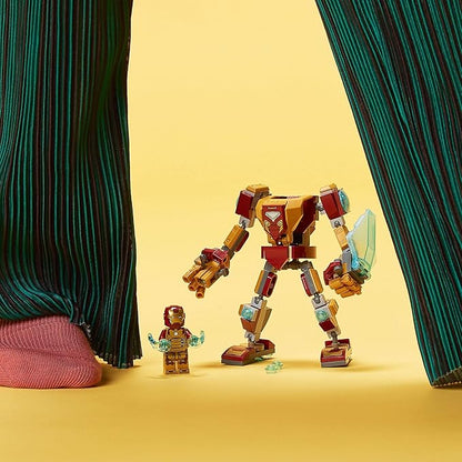 LEGO Marvel Iron Man Mech Armor 76203 Building Kit; Collectible Mech and Minifigure for Iron Man Fans Aged 7+ (130 Pieces)