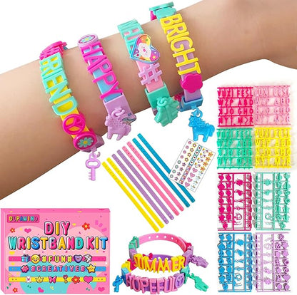 Art & Craft Kits for Kids, DIY Friendship Bracelet Making Kit for Girls, Jewelry Making with Charm & Stickers, Birthday Gifts for Ages 8-12, Toys for Ages 5, 6, 7, 8, 9, 10, 11, 12 Years Old