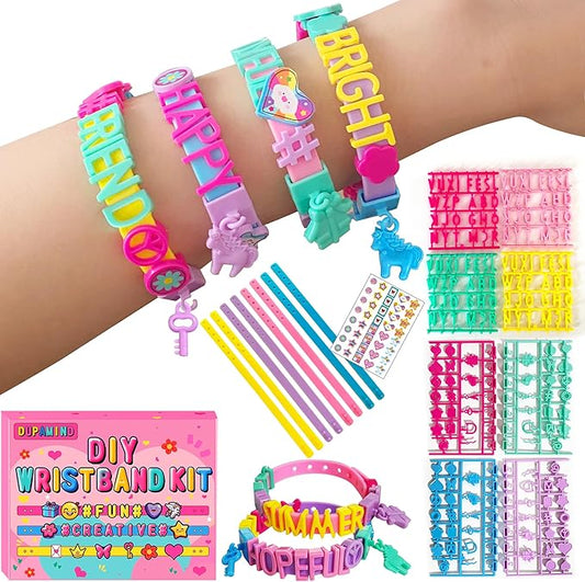 Art & Craft Kits for Kids, DIY Friendship Bracelet Making Kit for Girls, Jewelry Making with Charm & Stickers, Birthday Gifts for Ages 8-12, Toys for Ages 5, 6, 7, 8, 9, 10, 11, 12 Years Old