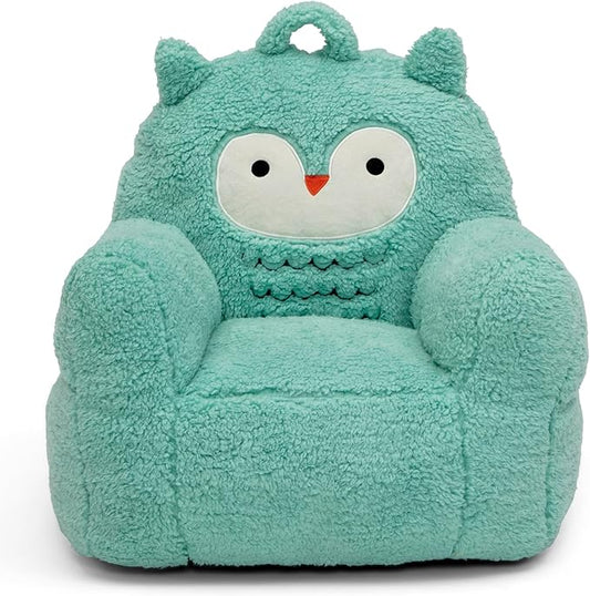 Delta Children Owl Cozee Buddy Chair, Teal