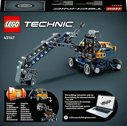 LEGO Technic Dump Car 42147 Toy Blocks, Present, Vehicles, City Making, Boys, Ages 7 and Up