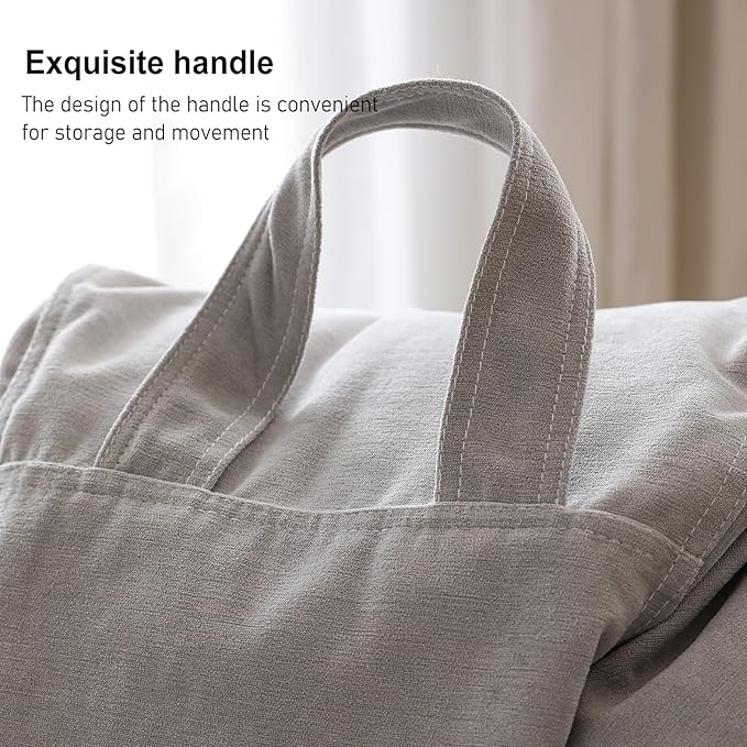 Child Bean Bag Cover(No Filler), Polyester White Bean Bag Cover Stuffable Bean Bag Memory Foam Soft Premium Corduroy Stuffable Bean Bag Plush Toy For Kids,35"*30"*30"