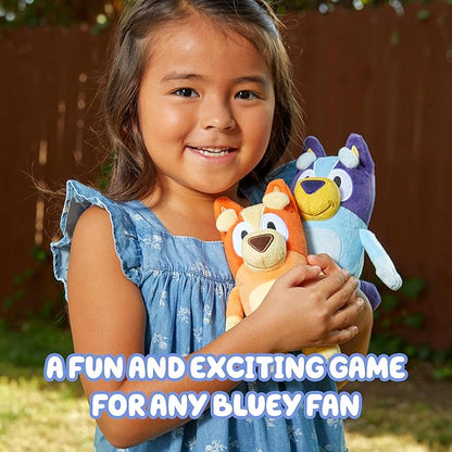Bluey Bingo’s Bingo Card Game, Kids Image Matching Card Game with 40 Cards, 48 Chips and 12 Scoring Chips, Interactive Fun Games for Kids of Ages 3+