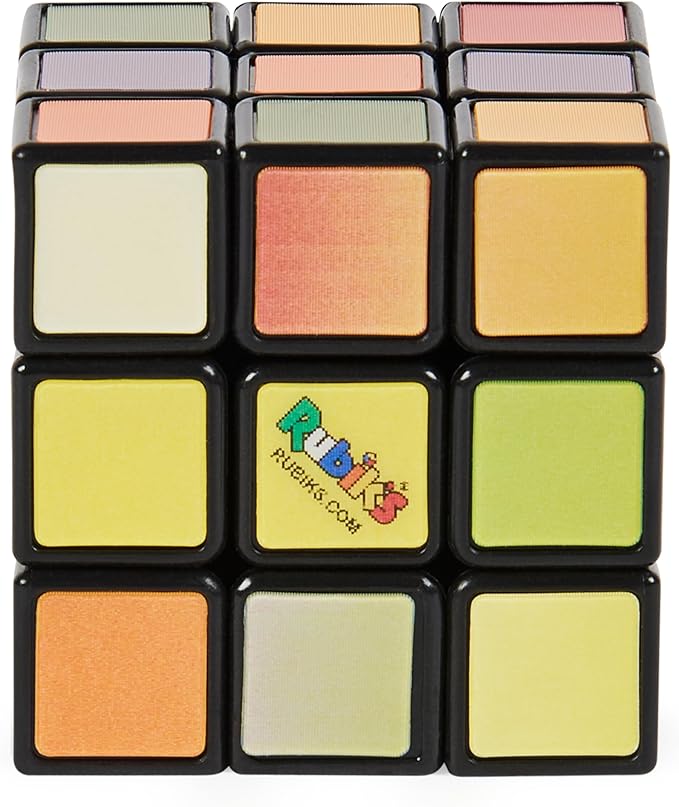 Rubik’s Cube, Impossible Cube, Advanced Color-Matching Puzzle, The Original 3x3 Rubik's, Twisting Fidget Toy, Challenging Brain Teaser & Sensory Puzzle for Adults, Teens, & Kids, for Ages 8 & Up