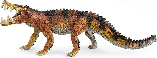 Schleich Dinosaurs, Large Dinosaur Toys for Boys and Girls, Realistic Kaprosuchus Toy with Movable Jaw, Ages 4+