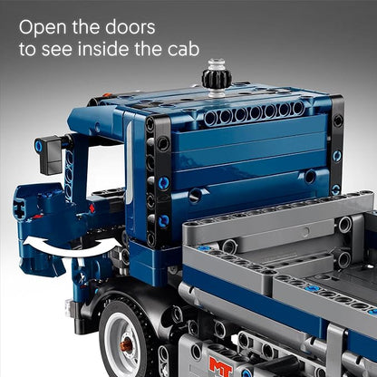 LEGO Technic Tipping Dump Truck Toy - Construction Truck Building Toy for Kids, Boys and Girls, Ages 9+ - Gift for Birthdays - W/Realistic Features - 42203