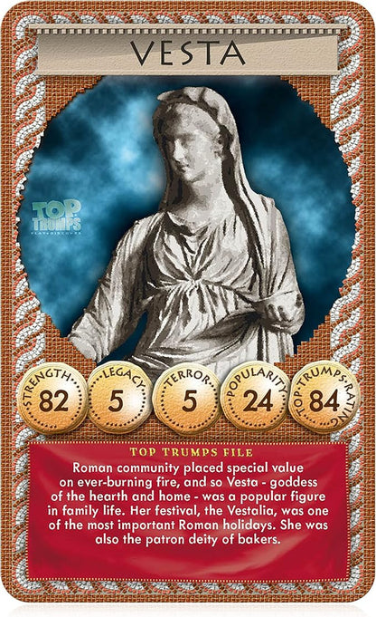 Top Trumps Card Game Ancient Rome - Family Games For Kids and Adults - Learning Games - Kids Card Games for 2 Players and more - Kid War Games - Card Wars - For 6 plus kids