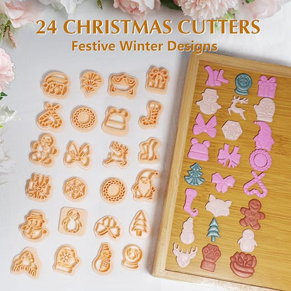 70 Pcs Fall & Winter Polymer Clay Cutters Set, Halloween Thanksgiving & Christmas Clay Cutters for Polymer Clay Jewelry, Pumpkin Turkey Snowflake Shapes for Earrings (YANSH PROGLOBAL)