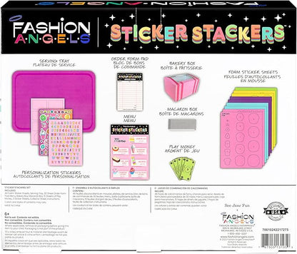 Fashion Angels - Sticker Stackers Set Confectionery, Foam Stickers for 3D Creations, Children's Toy Food, Creative Activity, from 8 Years, F13195