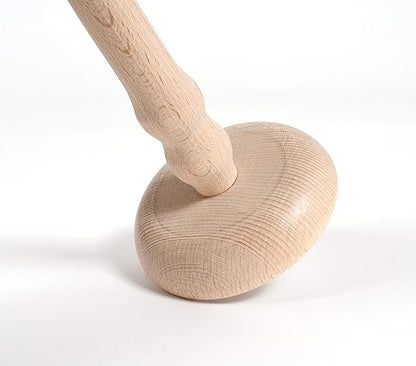 TickiT - 73911 Wooden Ring Stand Base - Heuristic Play - Loose Parts Montessori-Style Toy - Natural Toddler Toys