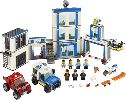 LEGO City Police Station 60246 Police Toy, Fun Building Set for Kids, New 2020 (743 Pieces)