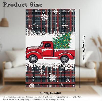 Christmas Decor Truck Recliner Headrest Protector Wear Resistant Head Rest Cover for Recliner Soft Sofa Arm and Head Protectors for Home Couch Loveseats Decoration 3pcs