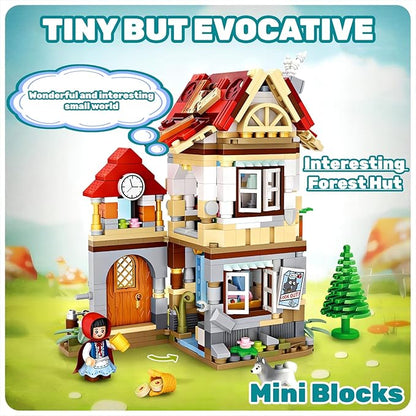 Interesting Tree House Toy, Treehouse Building Set, Friendship Treehouse, Creative Forest Tree-House Mini Building Sets, Christmas Birthday Gift For Adults Kids Girls Boys Ages 8+, 709 Pcs Mini Bricks