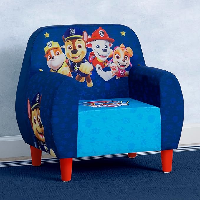 Delta Children PAW Patrol Foam Chair for Kids, Blue