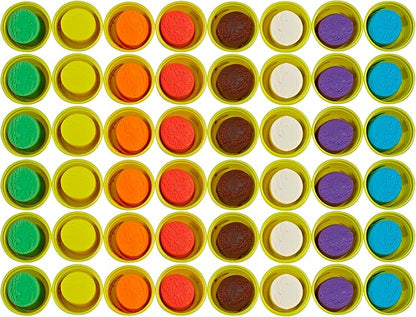 Play-Doh Bulk Pack of 48 Cans, 6 Sets of 8 Modeling Compound Colors, 3oz, Back to School Gifts & Prizes for Students & Classroom, Preschool Toys for Kids, Ages 2+ (Amazon Exclusive)