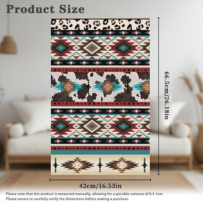 Aztec Design Recliner Headrest Cover Easy to Install Headrest Slipcovers Covers Pet Scratch Resistant Couch Headrest Covers for Sofa 3 Pack