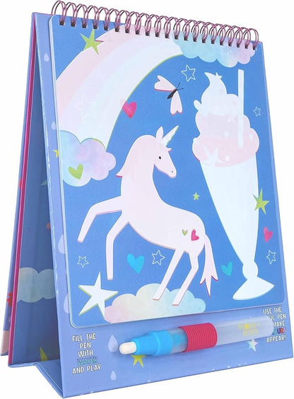 Floss & Rock Fantasy Easel Watercard and Pen Kit, 10.23-inch Length, Learning Materials, Drawing and Painting