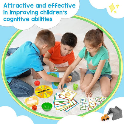 Broytain Positional Word Learning Set, Toddler Board Games, Manipulatives Match Games, Educational Games for Kids Ages 4+, STEM Learning Activities, Fine Motor Skills, Speech Therapy Toys