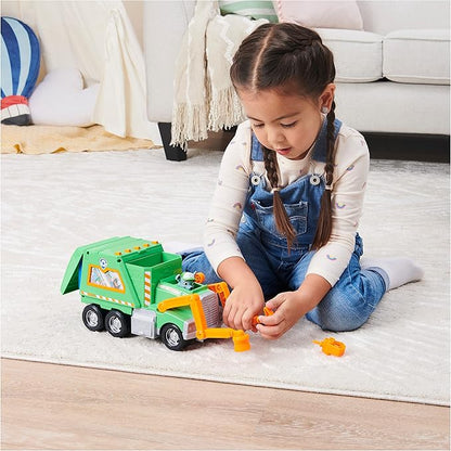 Paw Patrol, Rockyâ€™s Reuse It Deluxe Truck with Collectible Toy Figure and 3 Tools, for Kids Aged 3 and up