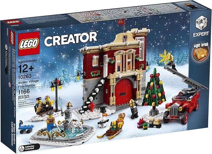LEGO Creator Expert Winter Village Fire Station 10263 Building Kit (1166 Pieces)