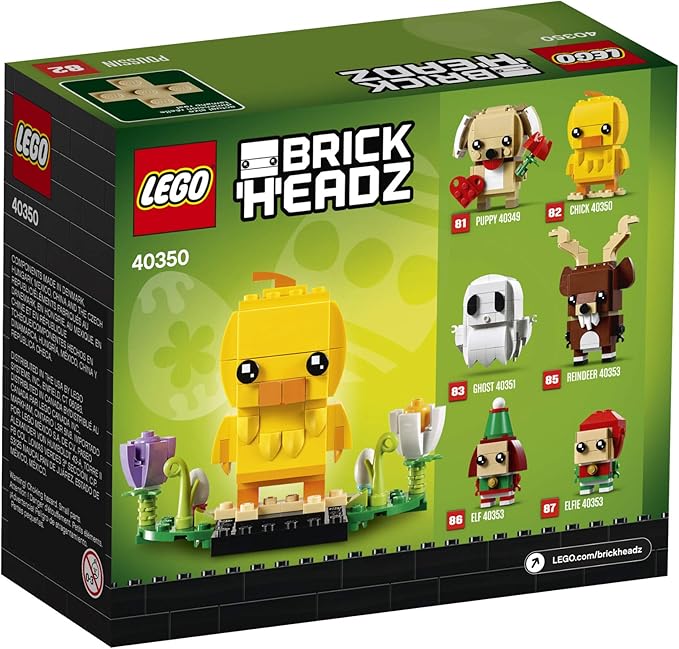 LEGO BrickHeadz 40350 Easter Chick Building Kit (120 Pieces)