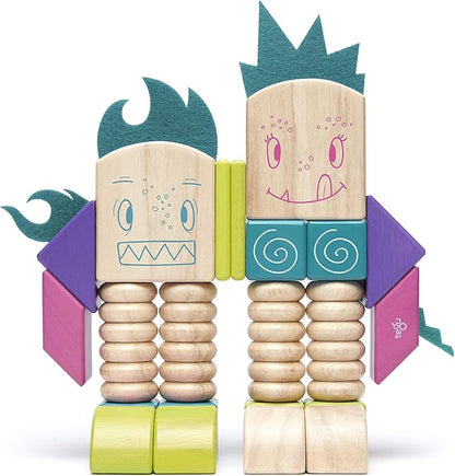 Tegu Beans & Tumtum Magnetic Wooden Block Set