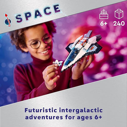 LEGO City Interstellar Spaceship Toy for Kids, Creative Play Space Toy, Building Set with Spacecraft Model, Drone, and Astronaut Figure, Building Toy for Boys, Girls and Kids Ages 6 and Up, 60430