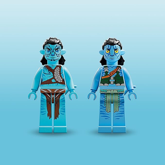 LEGO Avatar: The Way of Water Skimwing Adventure 75576 Collectible Set with Toy Animal for Boys & Girls, Pandora Coral Reef Scene, Jake Sully and Tonowari Minifigures