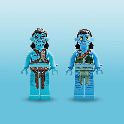 LEGO Avatar: The Way of Water Skimwing Adventure 75576 Collectible Set with Toy Animal for Boys & Girls, Pandora Coral Reef Scene, Jake Sully and Tonowari Minifigures