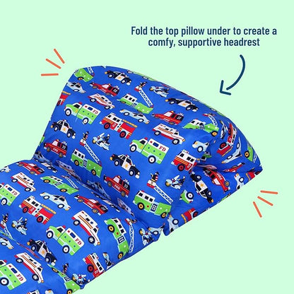 Wildkin Microfiber Pillow Lounger, 87 X 27 Inches, Heroes