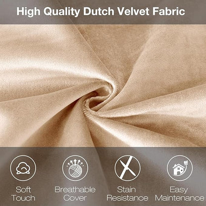 Large Bean Bag Chair: 3 ft Memory Foam Bean Bag Chairs for Adults/Kids,Bean Bag Chair with Fillings,Soft Faux Fur Fabric - Dutch Velvet, Camel, 3 Foot