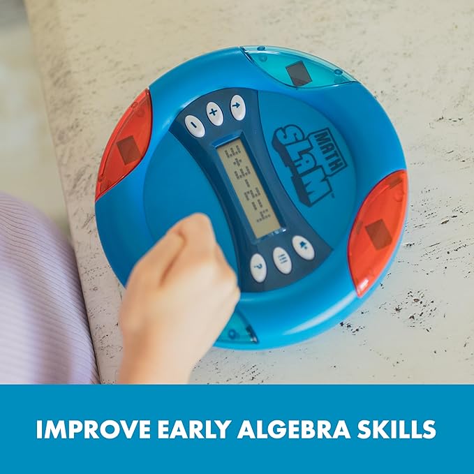 Educational Insights Math Slam Digital Math Game - Educational Games for Kids Ages 5+, Handheld Electronic Math Game for Kids