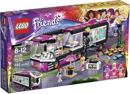 LEGO Friends 41106 Pop Star Tour Bus Building Kit