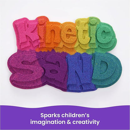Kinetic Sand, 2.5lbs Green Play Sand, Moldable Sensory Toys for Kids, Resealable Bag, for Ages 3 and up