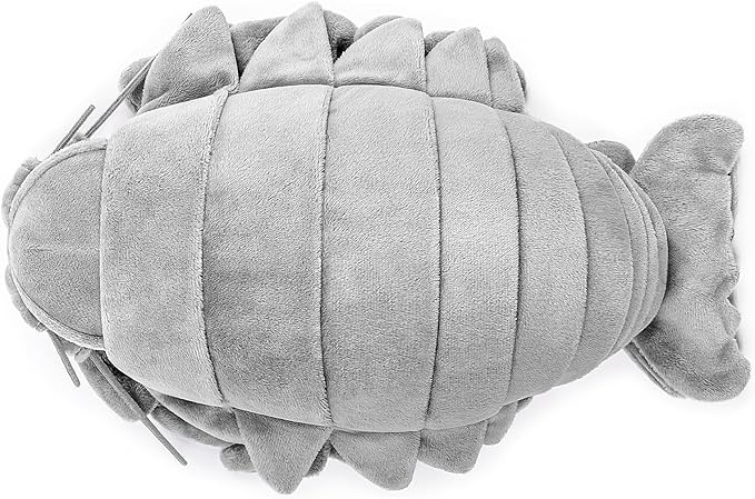 ZHONGXIN MADE Large Isopod Plush - Lifelike 20” Isopod Weigted Stuffed Animal, Realistic Bathynomus Giganteus Arthropod Insect Plushie, Soft Crustaceans Animals Toys Model Dolls Gifts for Kids