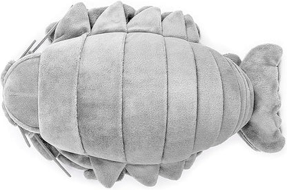 ZHONGXIN MADE Large Isopod Plush - Lifelike 20” Isopod Weigted Stuffed Animal, Realistic Bathynomus Giganteus Arthropod Insect Plushie, Soft Crustaceans Animals Toys Model Dolls Gifts for Kids