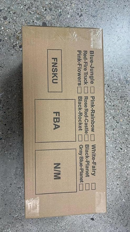 MallBest Kids Sofas Toddler Couch Bed Baby's Upholstered Chair Sleepover Couch Flipout Open Recliner(Pink/Rainbow)…