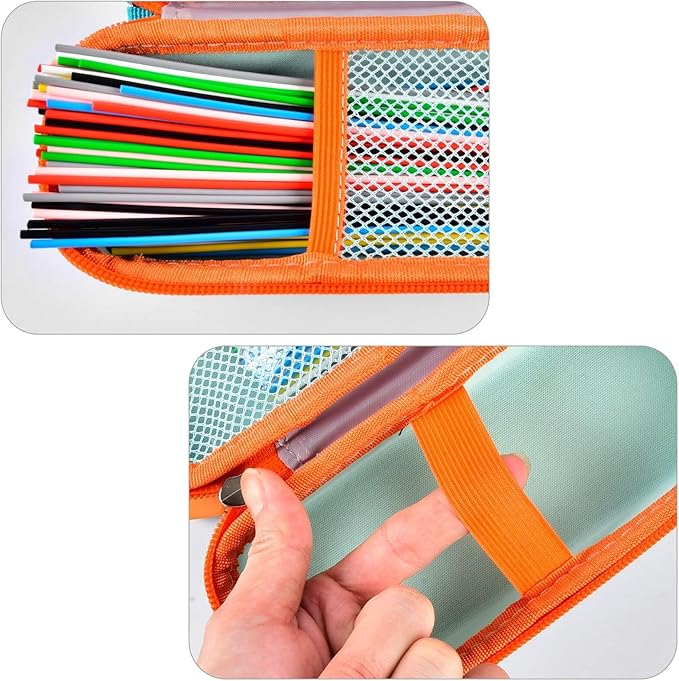 GWCASE Case Compatible with 3Doodler Start+ Essentials for 3D Pen Set for Kids, Storage Organizer Carrying Holder Fit for Printing Pens, Plastic Refill Blister, Micro-USB Charger (Box Only)