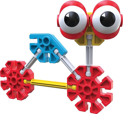 KID K’NEX – Budding Builders Building Set – 100 Pieces – Ages 3 and Up – Preschool Educational Toy