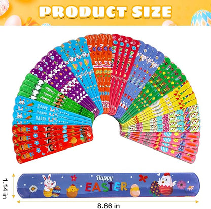 Valentines day gifts - 48Pcs Valentines Slap Bracelets toys for Kids School Class Classroom Valentines Day Cards Gifts Prizes Party Favors