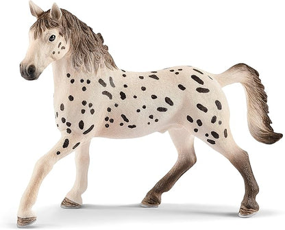 Schleich Horse Club, Collectible Horse Toys for Girls and Boys Knapstrupper Stallion Spotted Horse Toy, Ages 5+