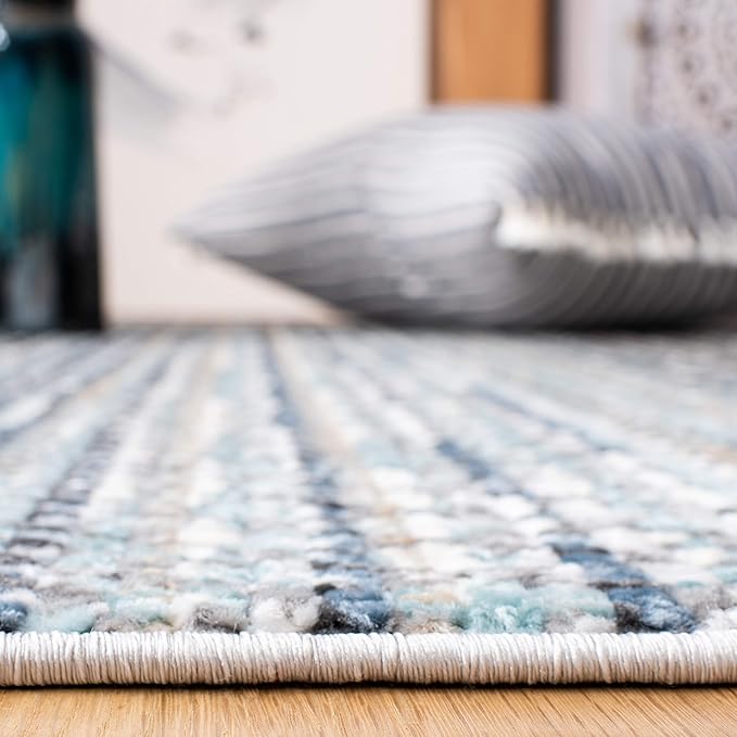 SAFAVIEH Sedona Collection Runner Rug - 2' x 8', Dark Grey & Ivory, Moroccan Boho Tribal Design, Non-Shedding & Easy Care, Ideal for High Traffic Areas in Living Room, Bedroom (SED819F)